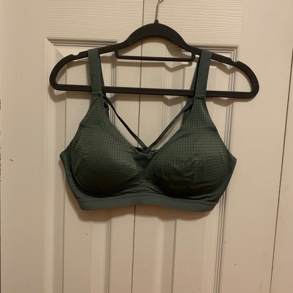Army Green Victoria Sport Padded Sports Bra